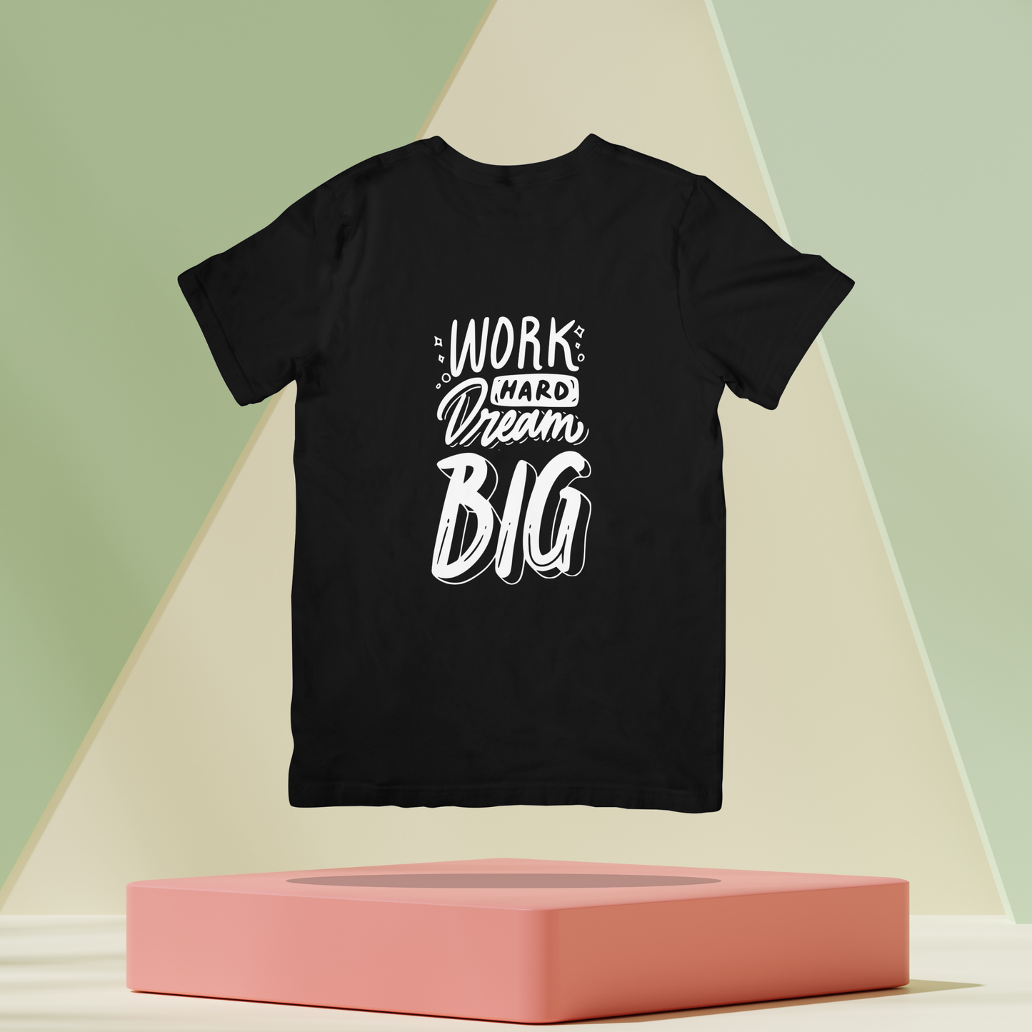 Work Hard Dream Big Unisex Dark Classic T-Shirt