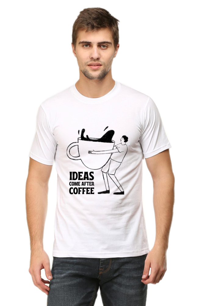 Ideas come after coffee Unisex Classic T-Shirt