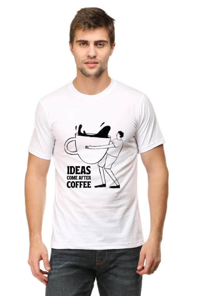 Ideas come after coffee Unisex Classic T-Shirt