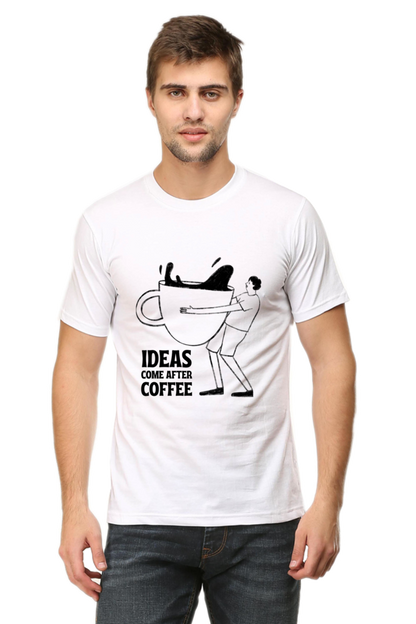 Ideas come after coffee Unisex Classic T-Shirt