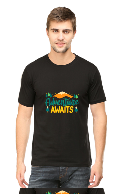 Adventure Awaits Unisex Dark Classic T-Shirt