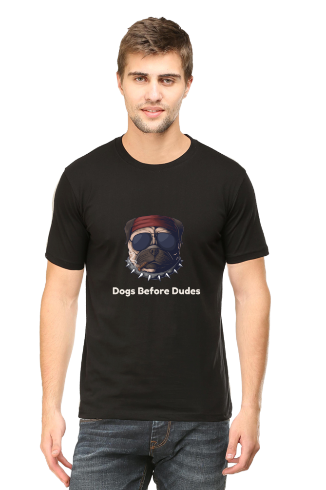 Dogs Before Dudes Unisex Dark Classic T-Shirt