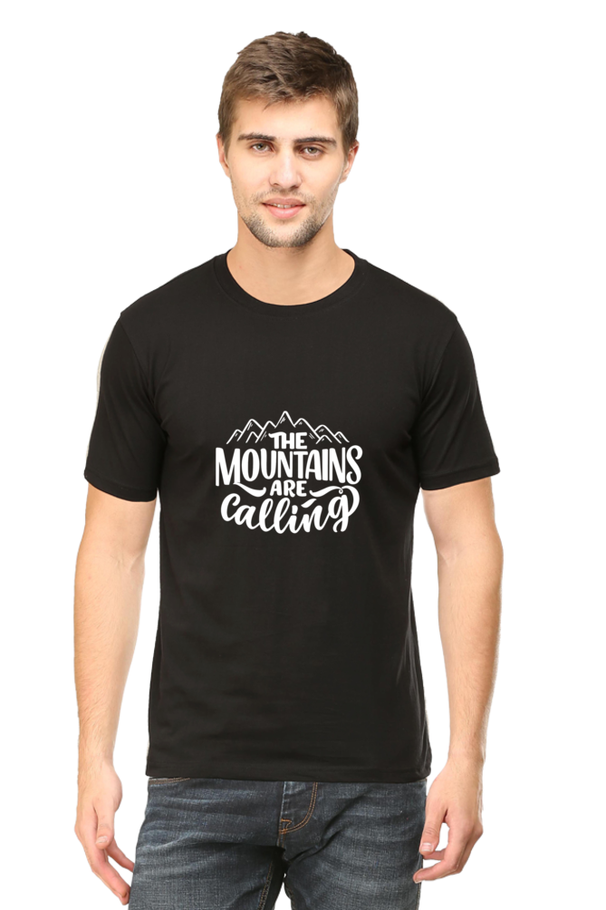 The Mountains Are Calling Unisex Dark Classic T-Shirt