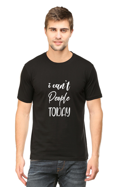 I Can't People Today Sarcastic Unisex Dark Classic T-Shirt