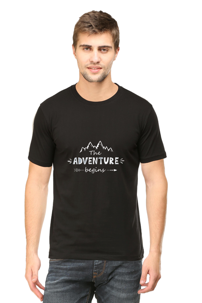 The Adventure Begins Unisex Dark Classic T-Shirt