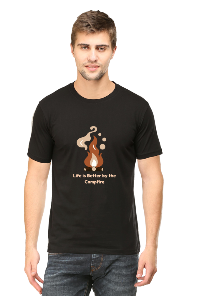 Life Is Better By The Campfire Unisex Dark Classic T-Shirt