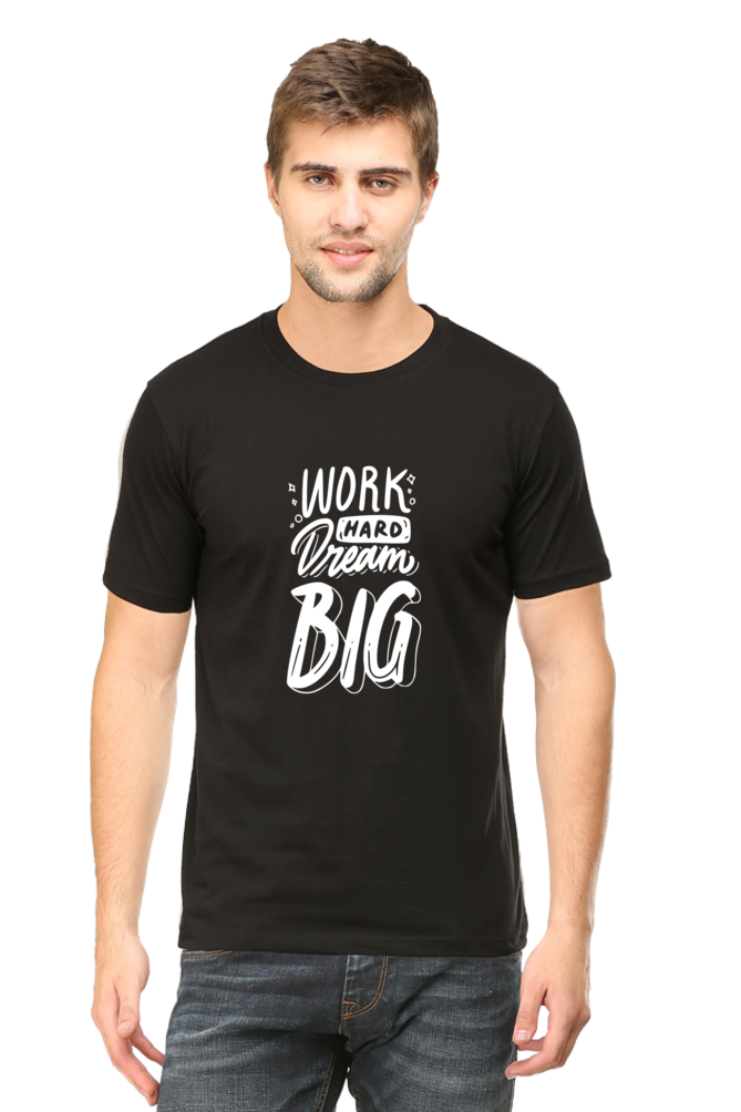 Work Hard Dream Big Unisex Dark Classic T-Shirt