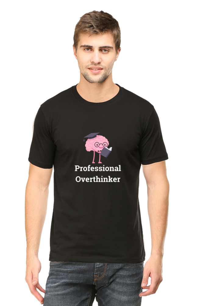 Professional Overthinker Sarcastic Unisex Dark Classic T-Shirt