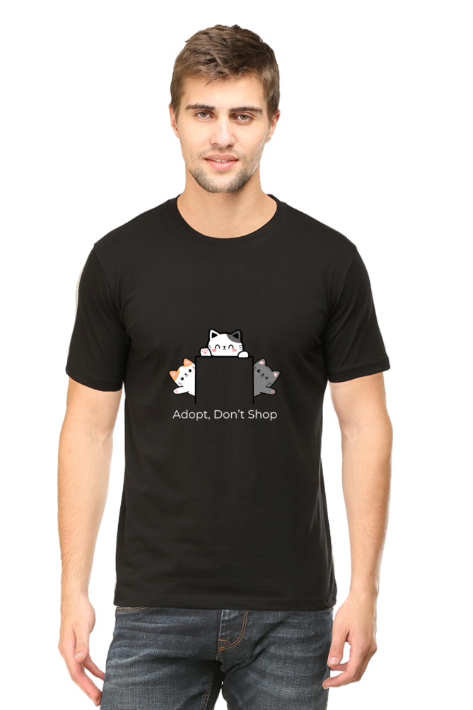 Adopt, Don't Shop Pets Unisex Dark Classic T-Shirt