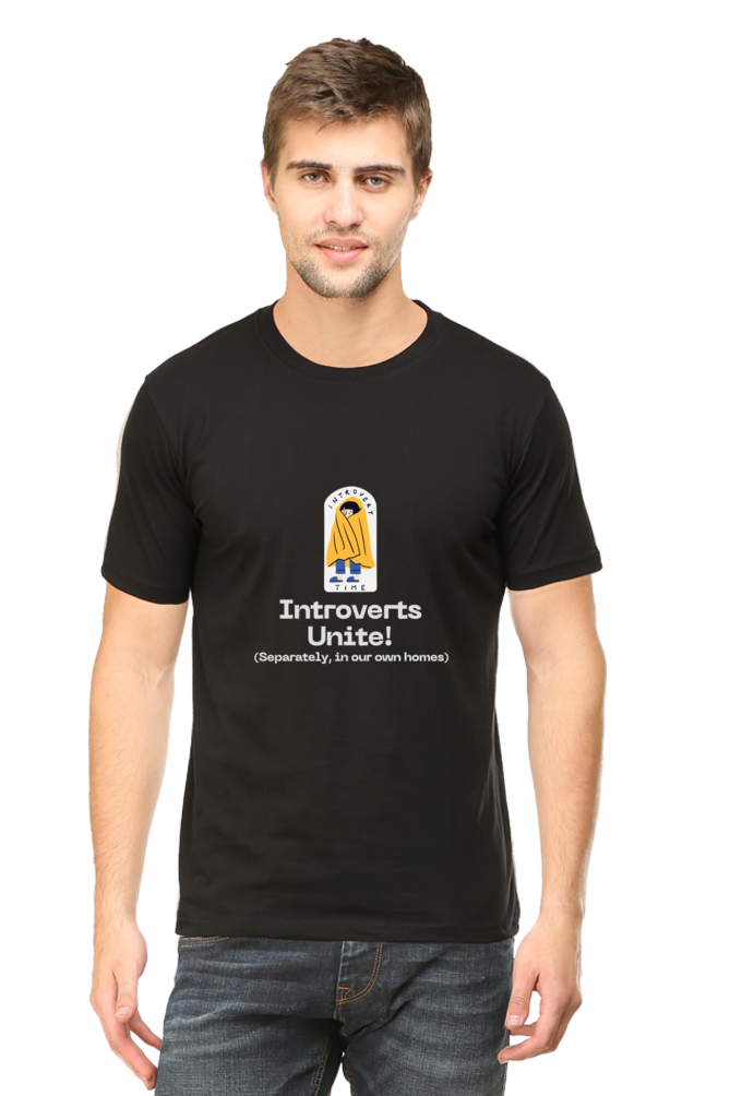 Introverts Unite Unisex Dark Classic T-Shirt