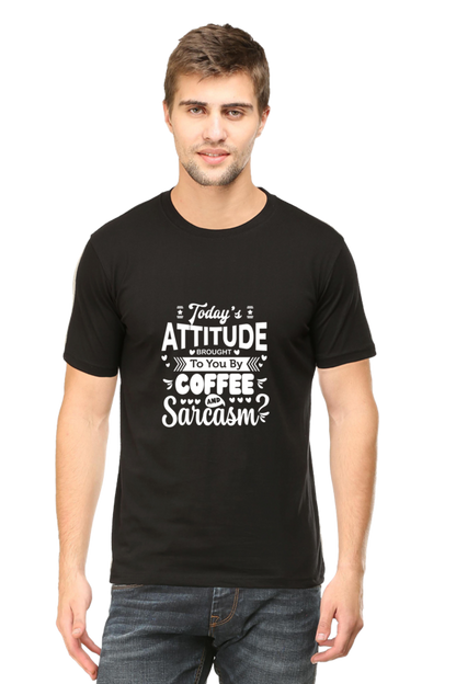 Today's Attitude By Coffee And Sarcasm Unisex Dark Classic T-Shirt