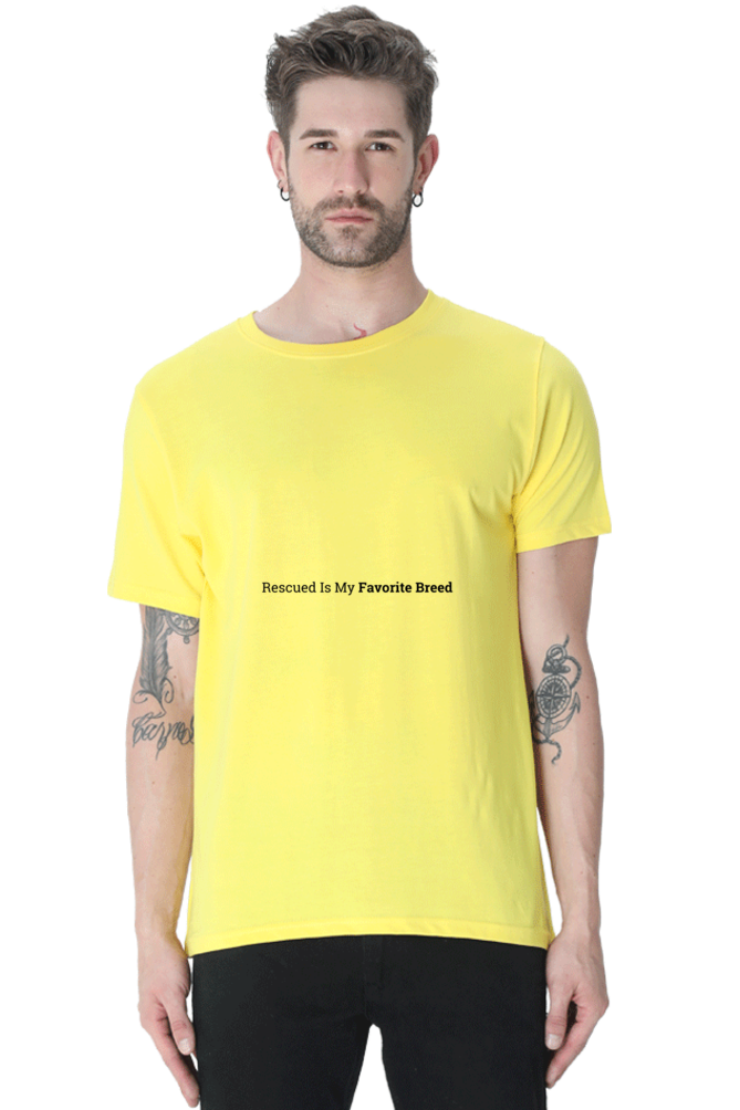 Rescued is my Favorite Breed Unisex Classic T-Shirt