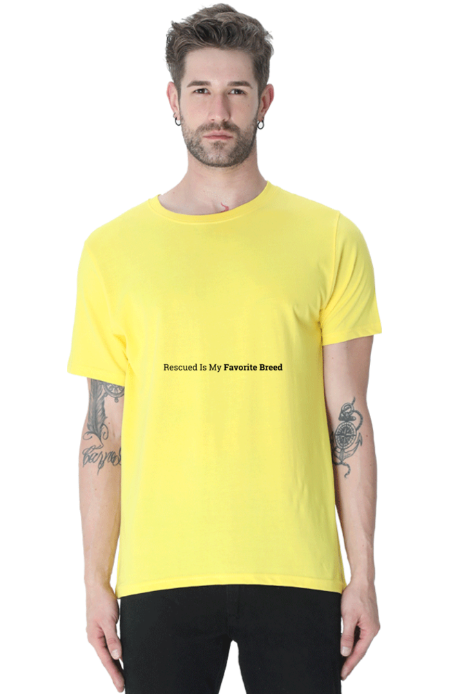 Rescued is my Favorite Breed Unisex Classic T-Shirt