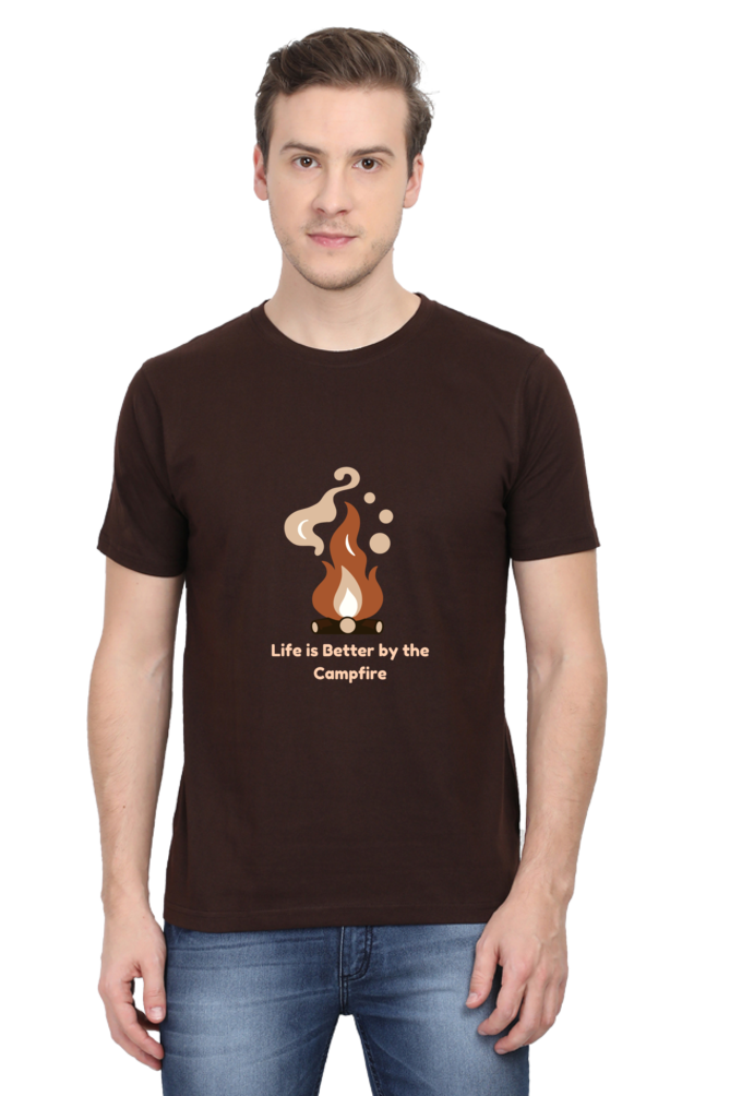 Life Is Better By The Campfire Unisex Dark Classic T-Shirt