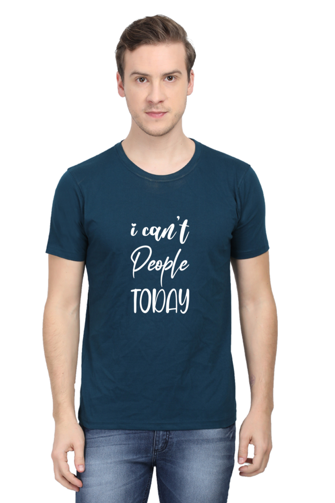 I Can't People Today Sarcastic Unisex Dark Classic T-Shirt