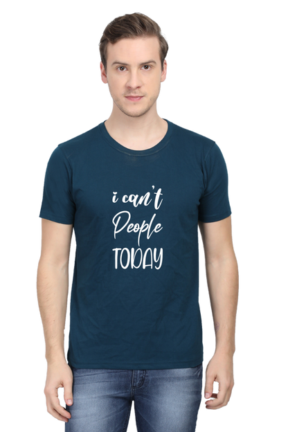 I Can't People Today Sarcastic Unisex Dark Classic T-Shirt