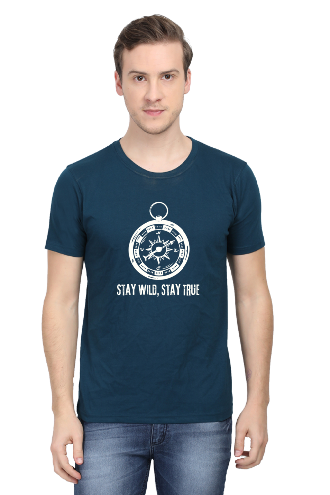 Compass Stay Wild Stay True Unisex Dark Classic T-Shirt