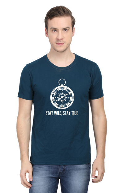 Compass Stay Wild Stay True Unisex Dark Classic T-Shirt