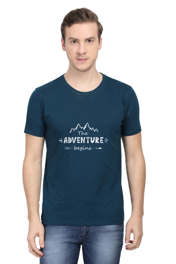 The Adventure Begins Unisex Dark Classic T-Shirt