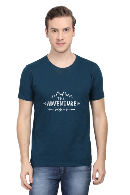 The Adventure Begins Unisex Dark Classic T-Shirt