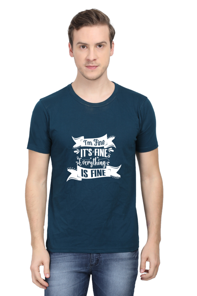 I am Fine, It's Fine, Everything Is Fine Unisex Dark Classic T-Shirt