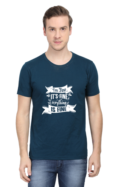 I am Fine, It's Fine, Everything Is Fine Unisex Dark Classic T-Shirt