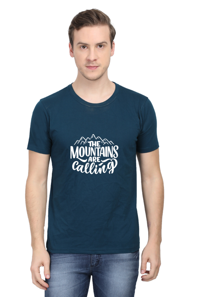 The Mountains Are Calling Unisex Dark Classic T-Shirt