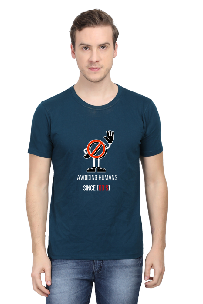 Avoiding Humans Since 90s Unisex Dark Classic T-Shirt