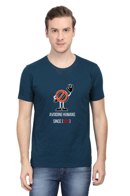 Avoiding Humans Since 90s Unisex Dark Classic T-Shirt