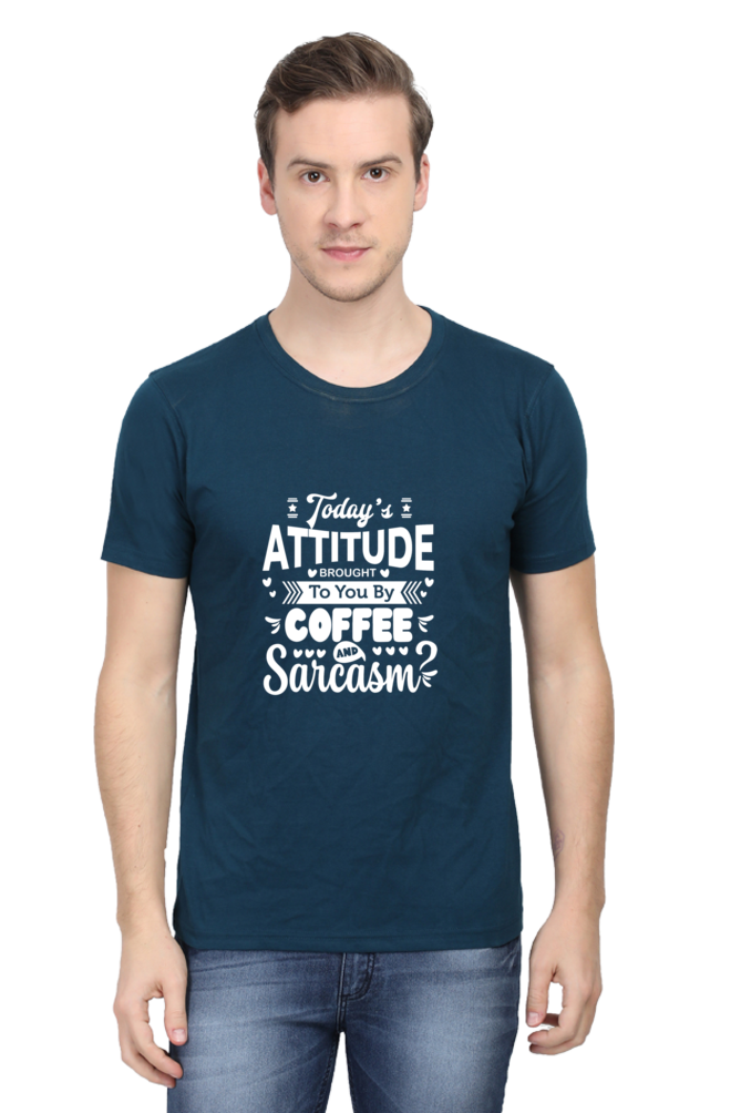 Today's Attitude By Coffee And Sarcasm Unisex Dark Classic T-Shirt