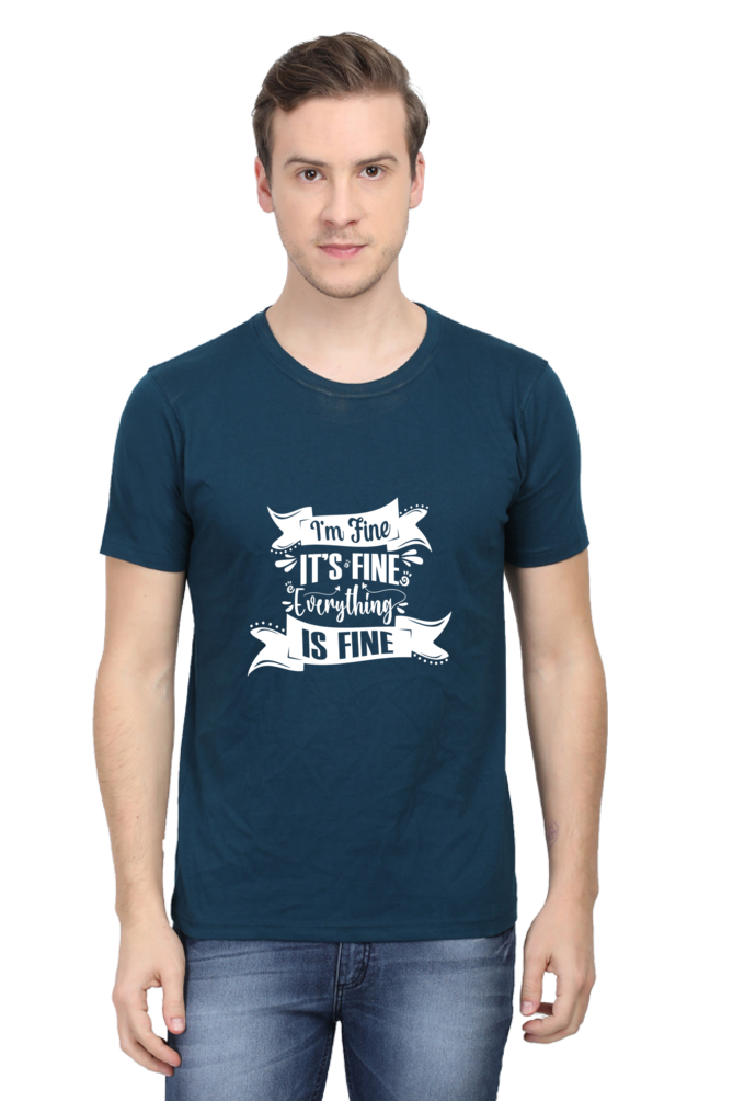 I am Fine, It's Fine, Everything Is Fine Unisex Dark Classic T-Shirt