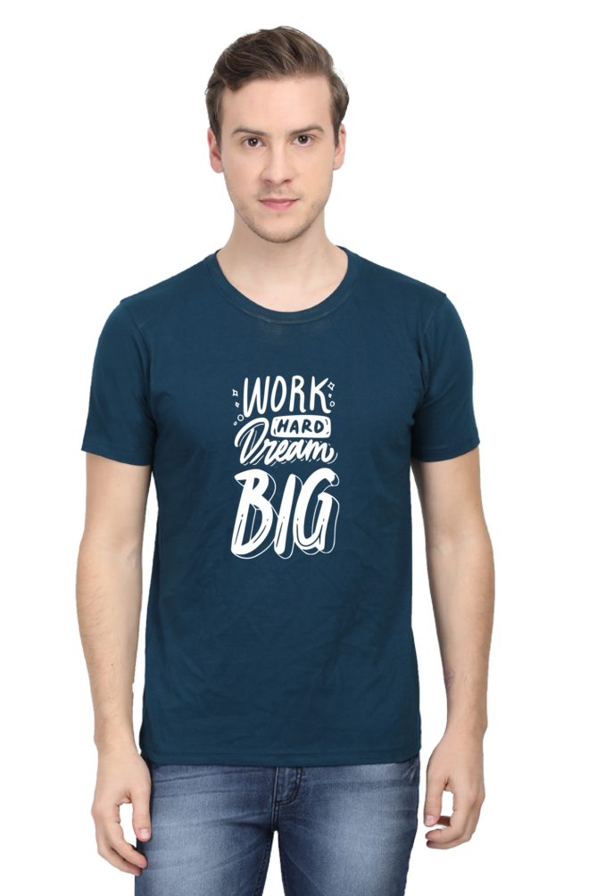 Work Hard Dream Big Unisex Dark Classic T-Shirt