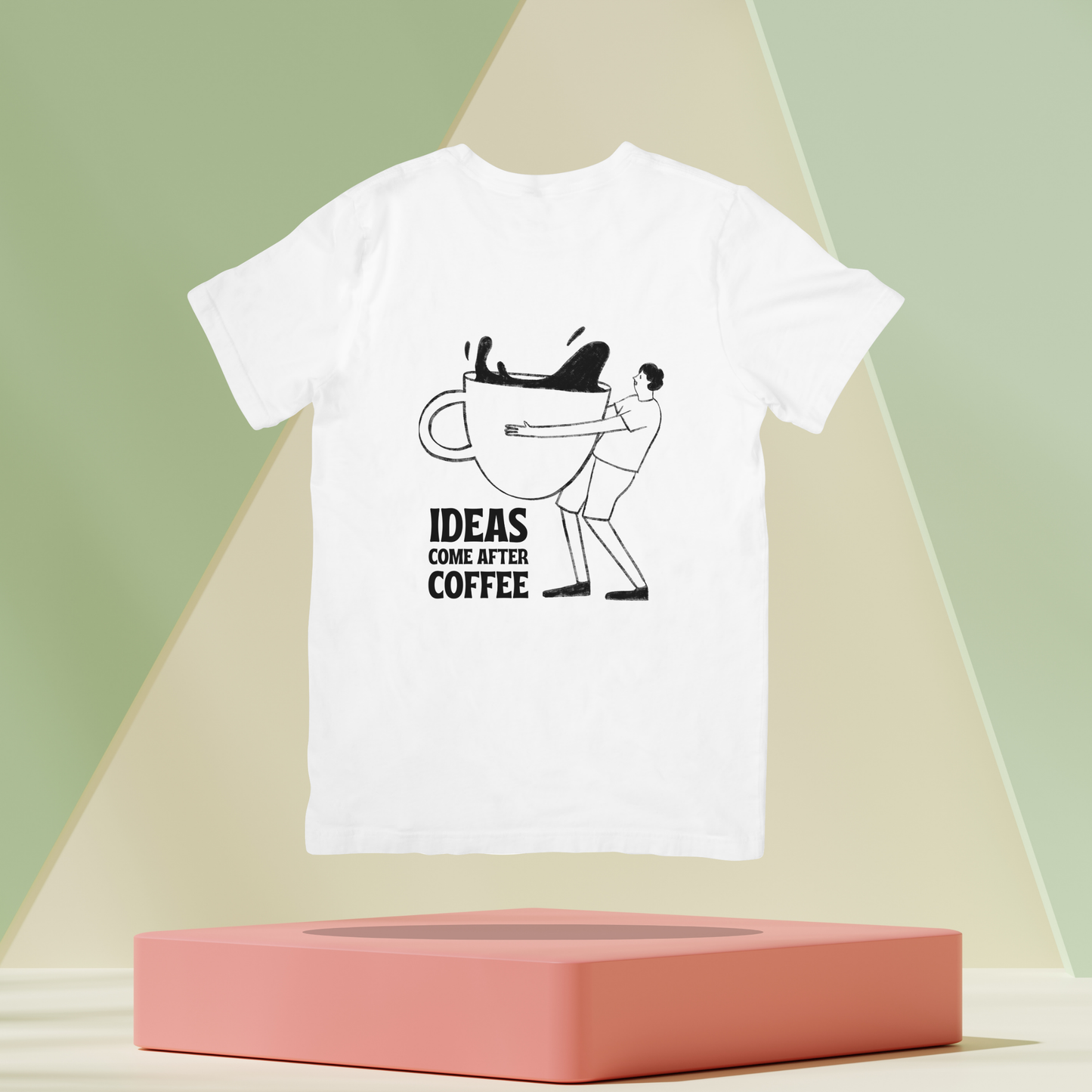 Ideas come after coffee Unisex Classic T-Shirt