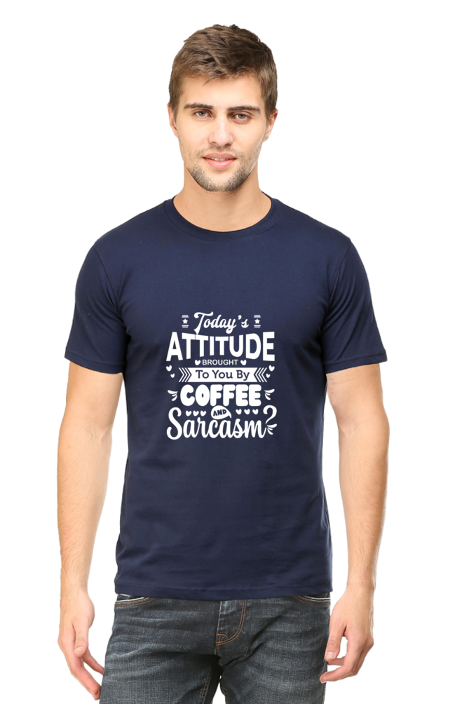 Today's Attitude By Coffee And Sarcasm Unisex Dark Classic T-Shirt