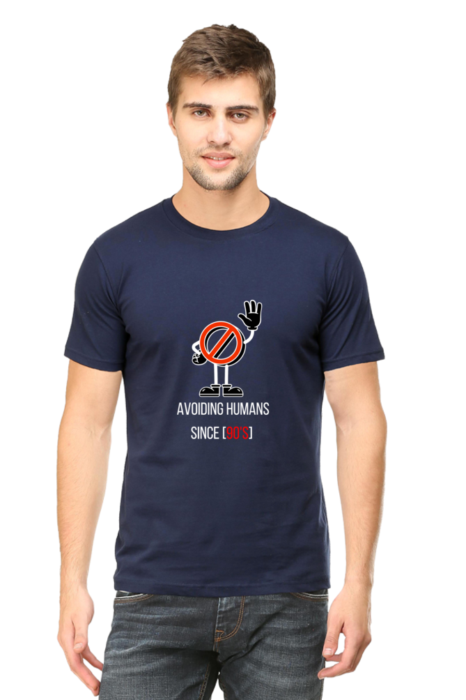 Avoiding Humans Since 90s Unisex Dark Classic T-Shirt