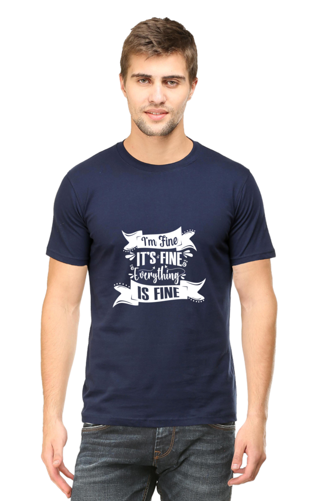 I am Fine, It's Fine, Everything Is Fine Unisex Dark Classic T-Shirt