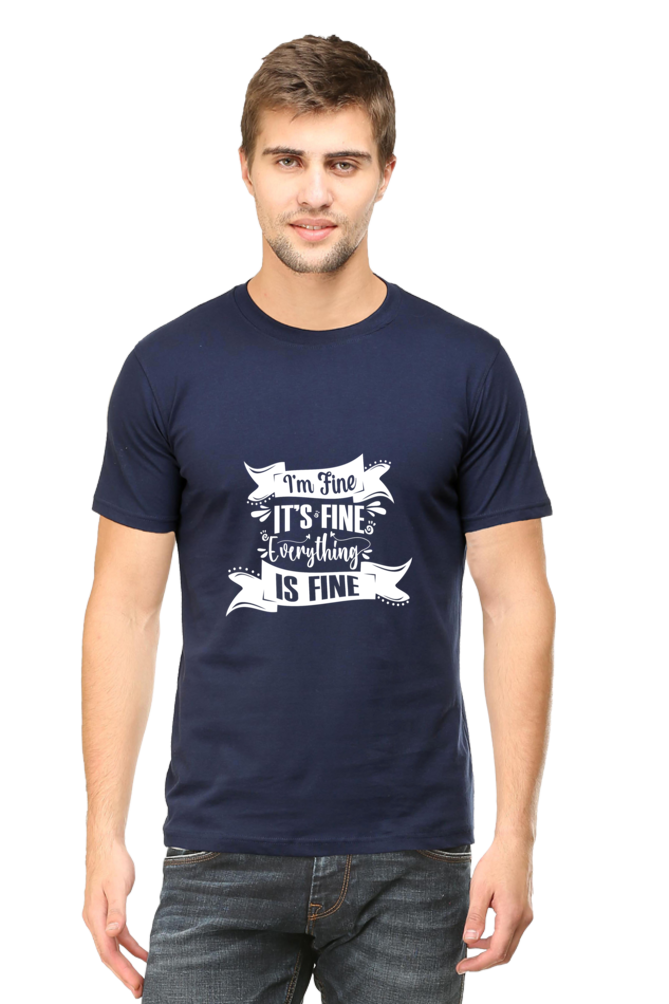 I am Fine, It's Fine, Everything Is Fine Unisex Dark Classic T-Shirt