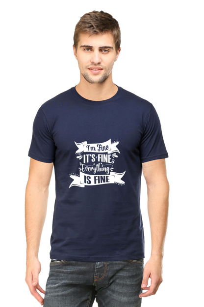 I am Fine, It's Fine, Everything Is Fine Unisex Dark Classic T-Shirt