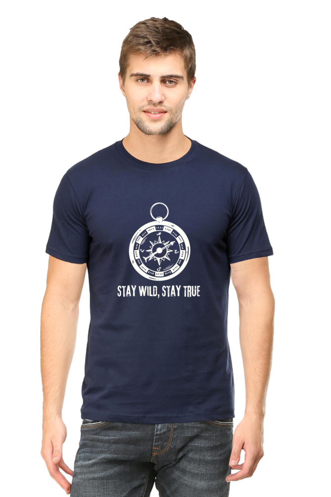 Compass Stay Wild Stay True Unisex Dark Classic T-Shirt