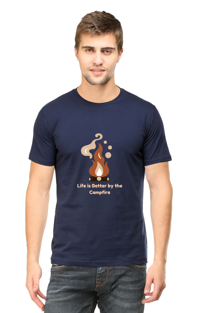 Life Is Better By The Campfire Unisex Dark Classic T-Shirt