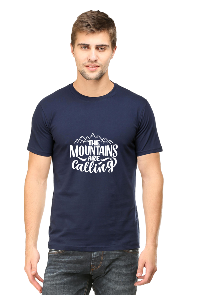 The Mountains Are Calling Unisex Dark Classic T-Shirt