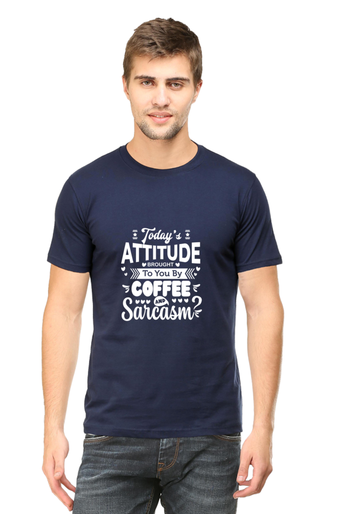 Today's Attitude By Coffee And Sarcasm Unisex Dark Classic T-Shirt