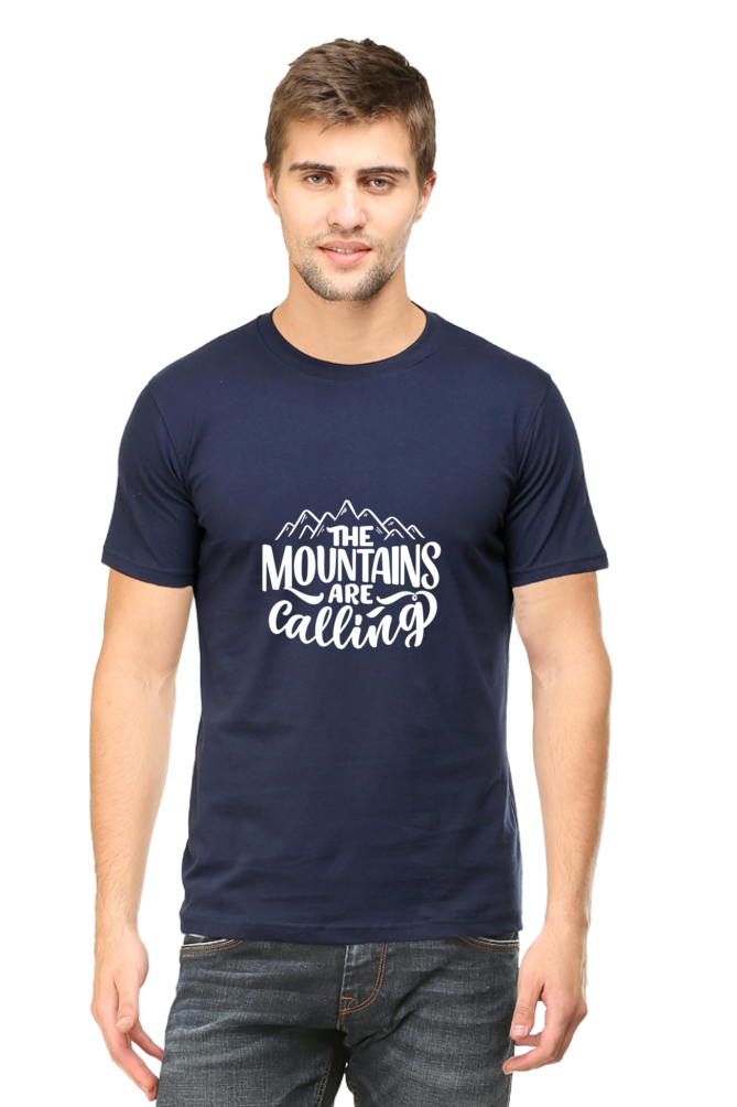 The Mountains Are Calling Unisex Dark Classic T-Shirt