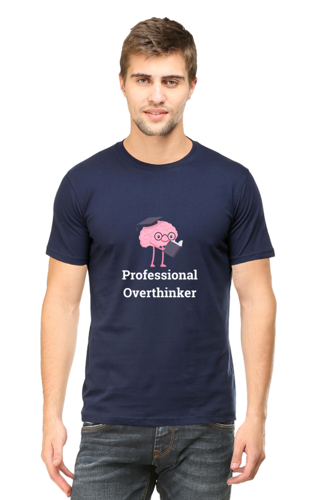 Professional Overthinker Sarcastic Unisex Dark Classic T-Shirt