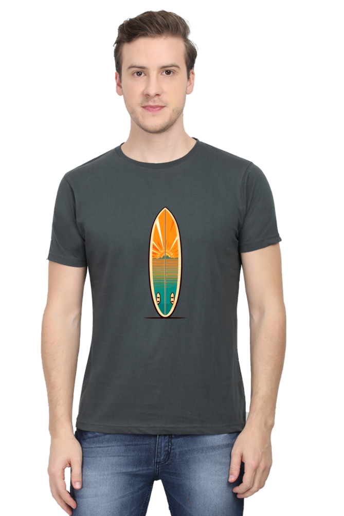 Surf Board Print Unisex Dark Classic T-Shirt