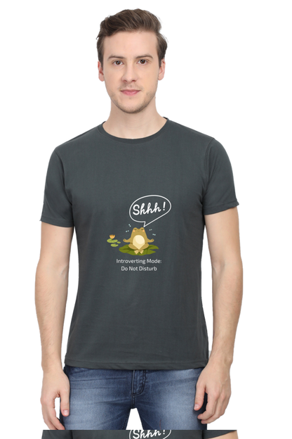 Shh Introverting Mode Frog Meditating Unisex Dark Classic T-Shirt