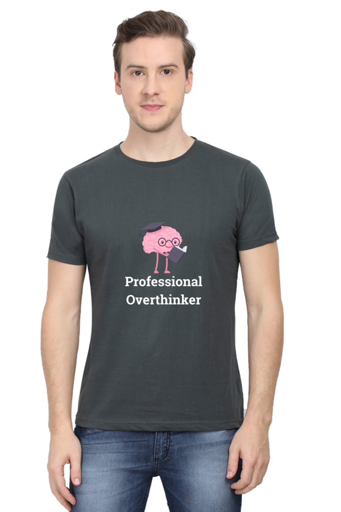 Professional Overthinker Sarcastic Unisex Dark Classic T-Shirt