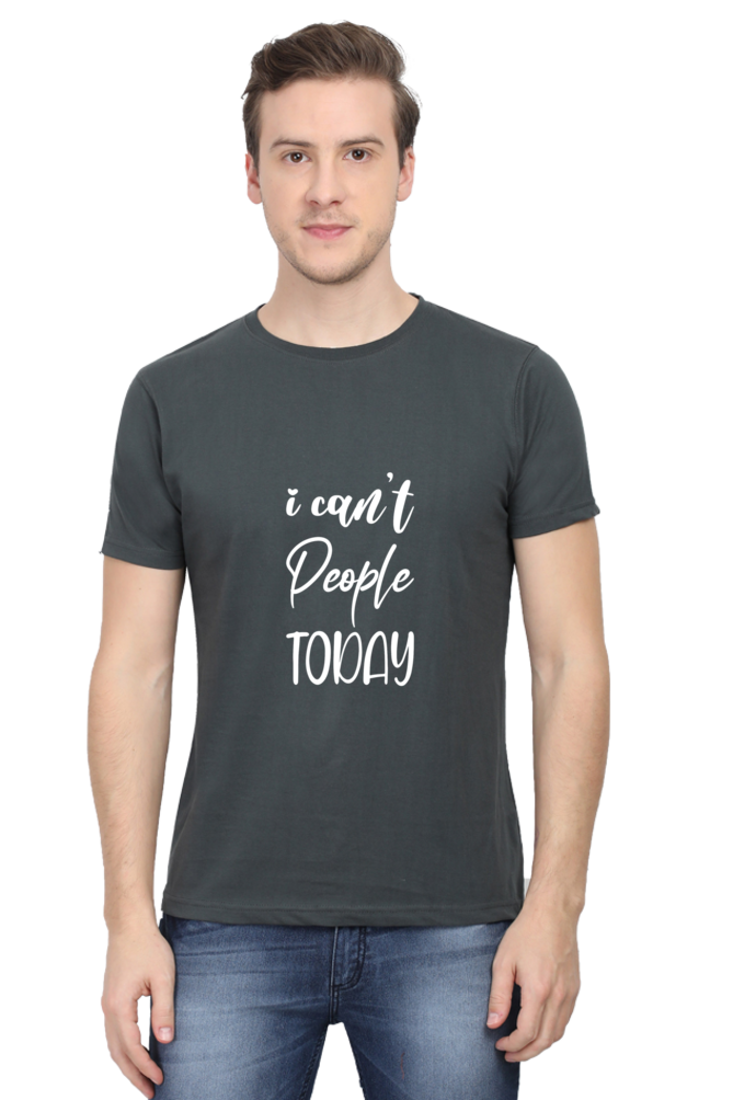 I Can't People Today Sarcastic Unisex Dark Classic T-Shirt