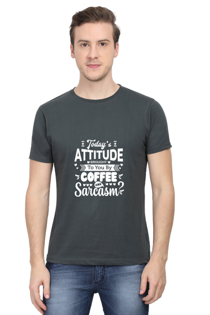 Today's Attitude By Coffee And Sarcasm Unisex Dark Classic T-Shirt