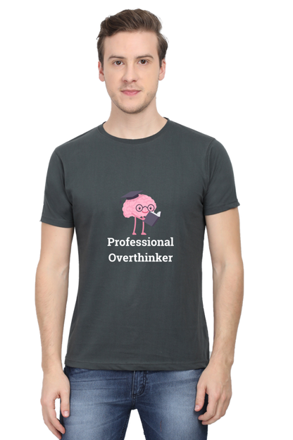 Professional Overthinker Sarcastic Unisex Dark Classic T-Shirt